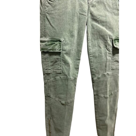 J Brand West Point Skinny Cargo Pants Olive Green Size 27 Neutral Minimalist - Picture 10 of 16